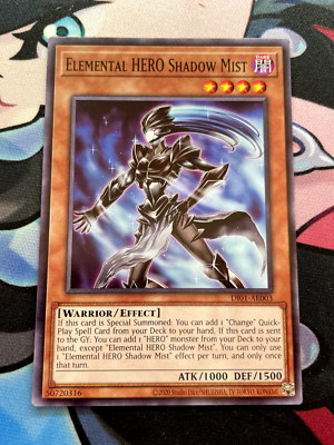 YUGIOH Elemental HERO Shadow Mist DI01-AE003 COMMON Near Mint - Asian-English-image