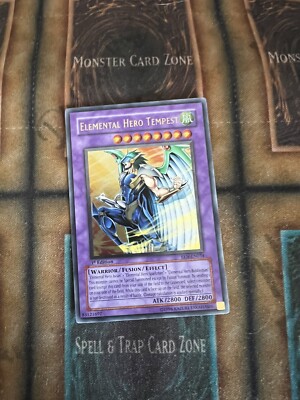 Yugioh 1st Edition Elemental Hero Tempest Ultra Rare EEN-EN034-image