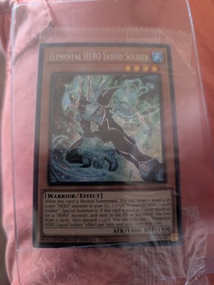 Elemental Hero Liquid Soldier LDS3-EN103 Secret Rare Limited Edition Sealed-image