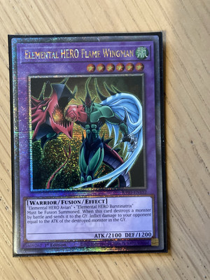 YuGiOh! Elemental HERO Flame Wingman - M/NM - RA03-EN152 - Quarter Century/QCR-image