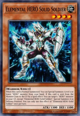 Elemental Hero Solid Soldier - TOCH - 1st Edition - Rare Yugioh Euro-image