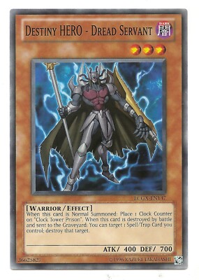 Destiny HERO - Dread Servant LCGX-EN137 Yu-Gi-Oh Card (Unl) New-image