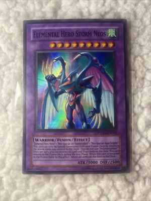 Yu-Gi-Oh! TCG Elemental Hero Storm Neos Phantom Darkness PTDN-EN043 Unlimited...-image