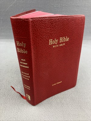Holy Bible Red Letter Reference Concordance 1972 Nelson 4807 RSV 2nd Ed. 1801R-image