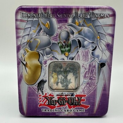 2006 Yugioh Elemental Hero Shining Flare Wingman Collector's Tin Missing Wrapper-image