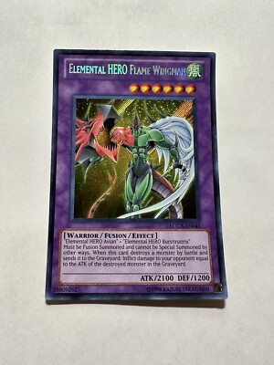 YuGiOh! Elemental HERO Flame Wingman - LCGX-EN045 - Secret Rare-image