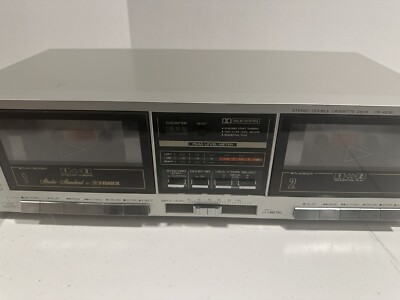 Vintage Fisher CR-W36 Stereo Double Cassette Deck Studio Excellent Condition-image