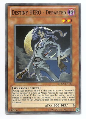 Destiny HERO - Departed LCGX-EN136 Yu-Gi-Oh Card (Unl) New-image
