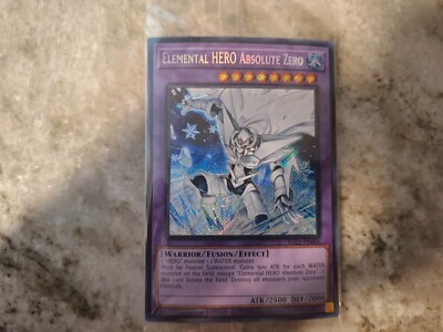 Elemental HERO Absolute Zero (Sealed) BLC1-EN004 Secret Rare Limited Edition(NM)-image