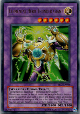 2005 The Lost Millennium #TLM-EN036 Elemental Hero Thunder Giant-image