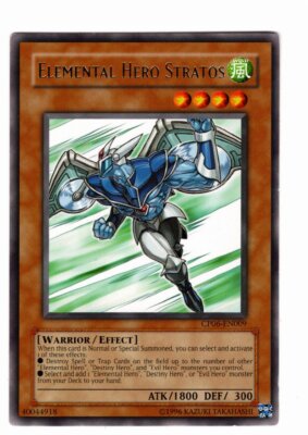 Yugioh- 1X Elemental Hero Stratos - Rare - Unlimited - CP06-EN009 - Light Play-image