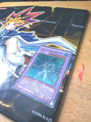 Yugioh Elemental Hero Aqua Neos POTD-EN031 Ultimate Rare 1st Ed Silver Eye-image