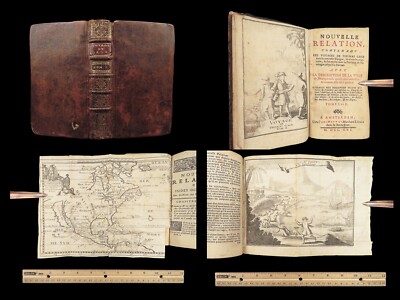 1721 Thomas Gage Voyages in MEXICO & Nicaragua | Aztec Ruins & New World MAPS-image