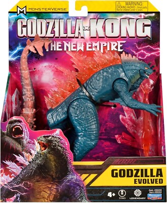 Playmates Godzilla x Kong The New Empire 6” GODZILLA EVOLVED Figure New 2024-image
