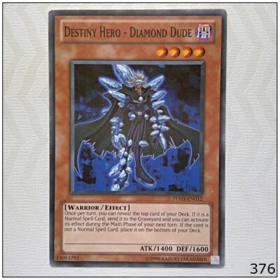 Destiny Hero - Diamond Dude - TU03-EN012 - Common Yugioh-image