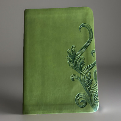 Holy Bible HCSB Holman Christian Standard Bible Leather Personal Size Green-image