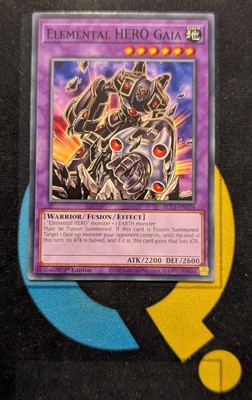 BLC1-EN154 Elemental HERO Gaia Common 1st Edition YuGiOh Card-image