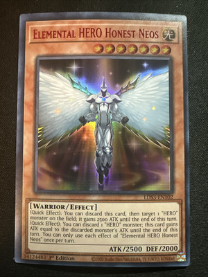 YUGIOH TCG ELEMENTAL HERO HONEST NEOS LDS3-EN102 ULTRA 1ST EDITION RED NM-image
