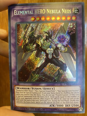 Elemental HERO Nebula Neos CT15-EN010 – Secret Rare Promo – NM – 2018 Tin YuGiOh-image