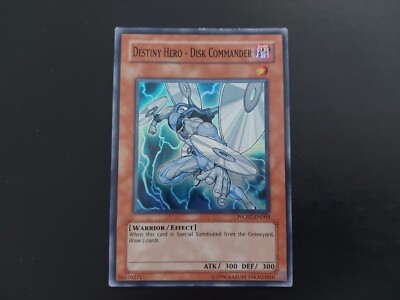 Yugioh - Destiny Hero - Disk Commander WC07-EN003 Super Rare-image