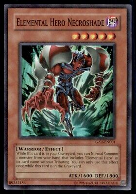 Yu-Gi-Oh! Elemental Hero Necroshade #GX1-EN001 Light Play-image