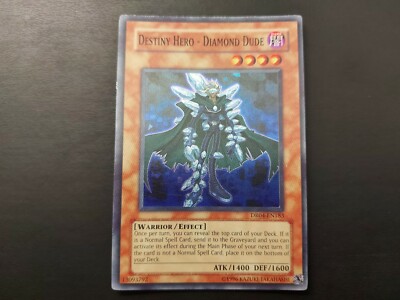 Yugioh - Destiny Hero Diamond Dude DR04-EN183 Super Rare-image