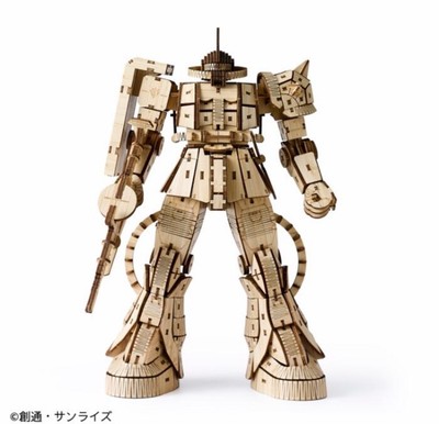 MS-06S CHAR'S ZAKU II Japanese puzzle Bamboo Art wa-gu-mi NEW-image