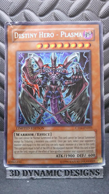 | Yugioh Destiny HERO - Plasma CT04-EN003 Secret Rare 2007 Tin DMG 🔥 |-image