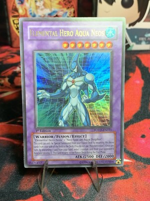 Elemental Hero Aqua Neos POTD-EN031 | Ultra Rare 1st Edition | VLP/NM-image
