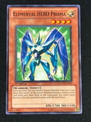 YUGIOH ELEMENTAL HERO PRISMA LCGX-EN033 1ST COMMON (NM)-image