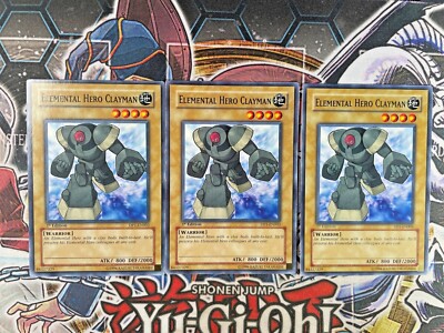 ***3x Elemental Hero Clayman 1st Ed 3x*** DP1-EN003 | Common | YuGiOh! NM-image