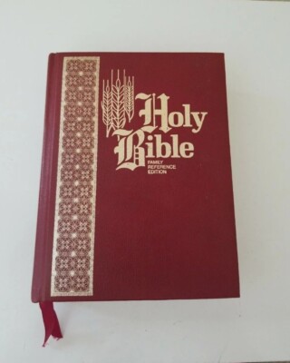 Nelson Family Reference Bible King James Version W/Box Red Letter Maps Leather-image