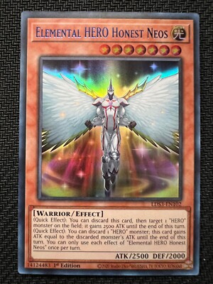 Elemental HERO Honest Neos (Blue) LDS3-EN102 Ultra Rare YuGiOh -image
