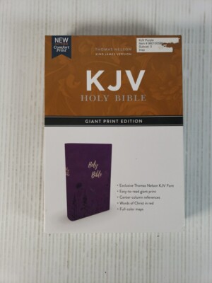 King James Version Bible, KJV, Large Print, LeatherSoft, 2017, Words of Christ-image