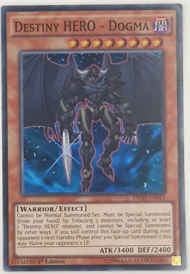 Destiny HERO - Dogma - DESO-EN011 - Super Rare 1st Edition Yugioh-image