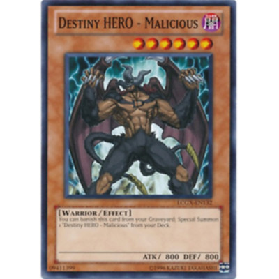 Destiny HERO - Malicious - LCGX-EN132 - Common - Unlimited Edition Lightly Playe-image