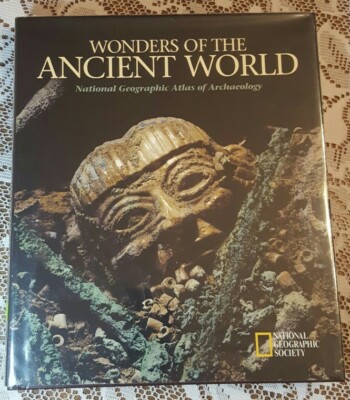 WONDERS OF THE ANCIENT WORLD - ATLAS OF ARCHAEOLOGY - HC W/ DJ & DJ COVER -image