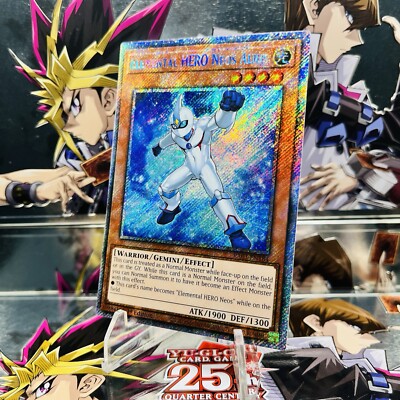 Yugioh Elemental HERO Neos Alius RA03-EN184 Platinum Rare 1st Ed Near Mint-image