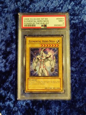 PSA 9 - Mint - POTD-EN001 - Elemental Hero Neos - 1st Edition - 2006 Yu-Gi-Oh!-image