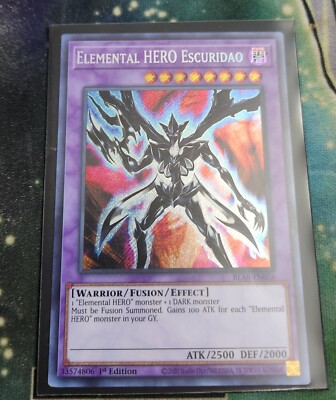 Yu-Gi-Oh! Elemental HERO Escuridao BLAR-EN056 Secret Rare 1st Edition Mint-image
