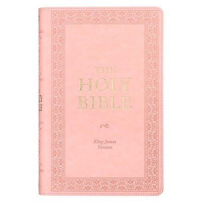 KJV Holy Bible, Giant Print Standard Size Faux Leather Red Letter Edition --image