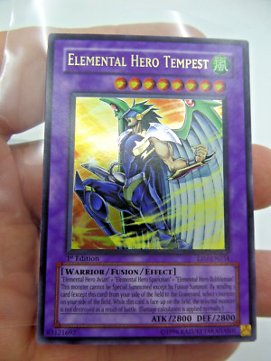 Yugioh Elemental Hero Tempest 1st Edition EEN-EN034 Energy Card NO RETURNS-image