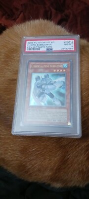 Yu-Gi-Oh! - CRV-EN014 Elemental Hero Bubbleman - Ultimate 1st Ed - PSA 8 - 2005-image