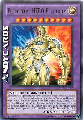 ENGLISH Elemental HERO Electrum / HERO Elemental ☻ Common ☻ RYMP EN017 ☻ YUGIOH-image
