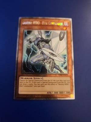 Destiny HERO - Disk Commander (Platinum Secret Rare) RA03-EN176 Quarter Century-image