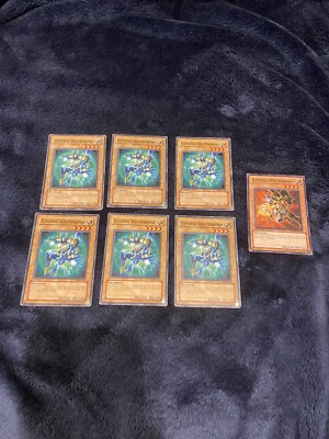 7x elemental hero sparkman lot - YSD, DP1, RYMP Sets Yu Gi Oh Cards-image