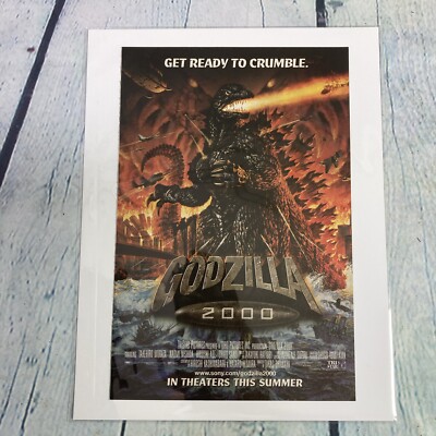 Godzilla 2000 Movie Monster Vintage Print Ad/Poster Promo Art Magazine Page-image