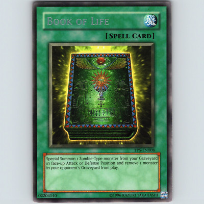 Yugioh Book Of Life TP5-EN008 Unlimited Silver Foil Rare - NM 💎-image