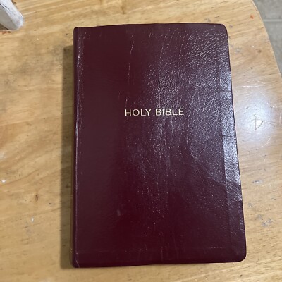 GIANT PRINT HOLY BIBLE KJV Authorized King James Version Reference Red Letter-image