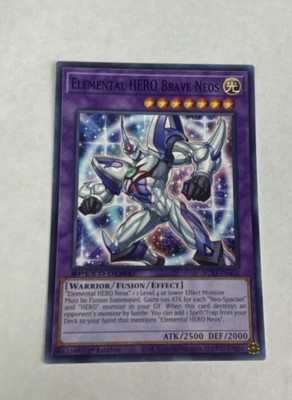 Yugioh Elemental HERO Brave Neos Sgx4-ena26 Midterm Destruction 1st Edition-image